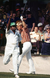 Jack Nicklaus with Caddie