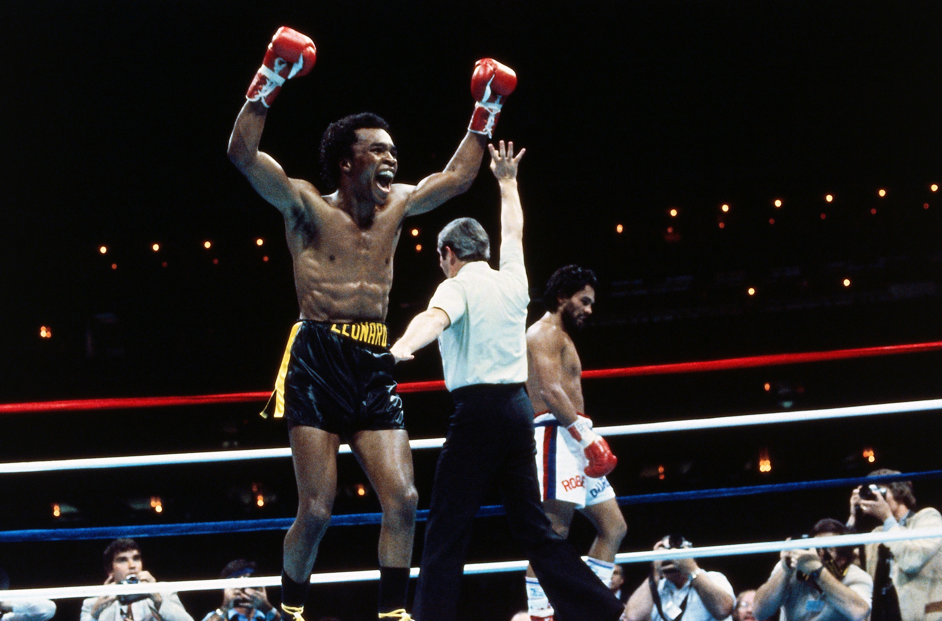 Sugar Ray Leonard Vs Roberto Duran Neil Leifer Photography 