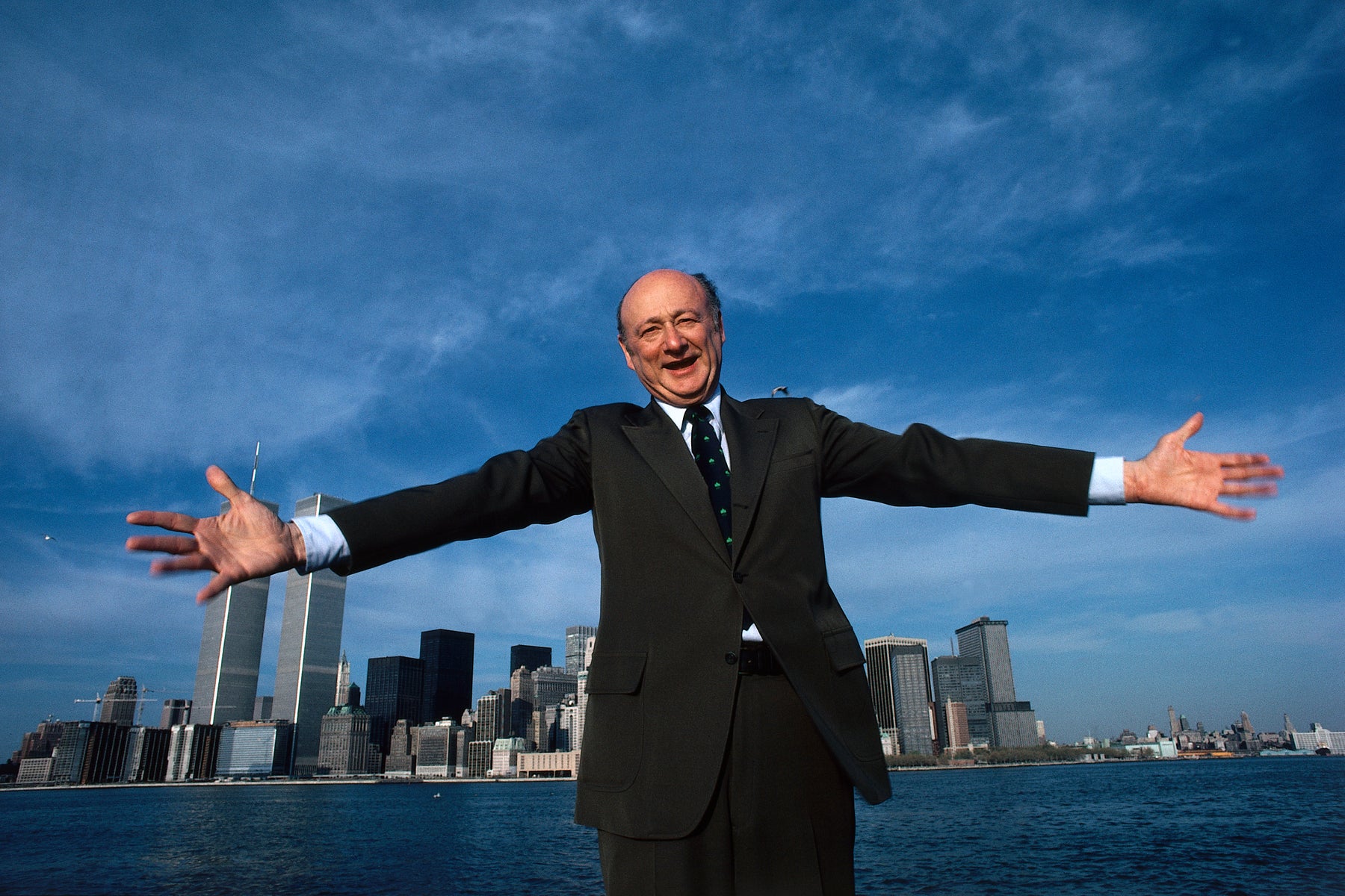 Ed Koch at New York Harbor