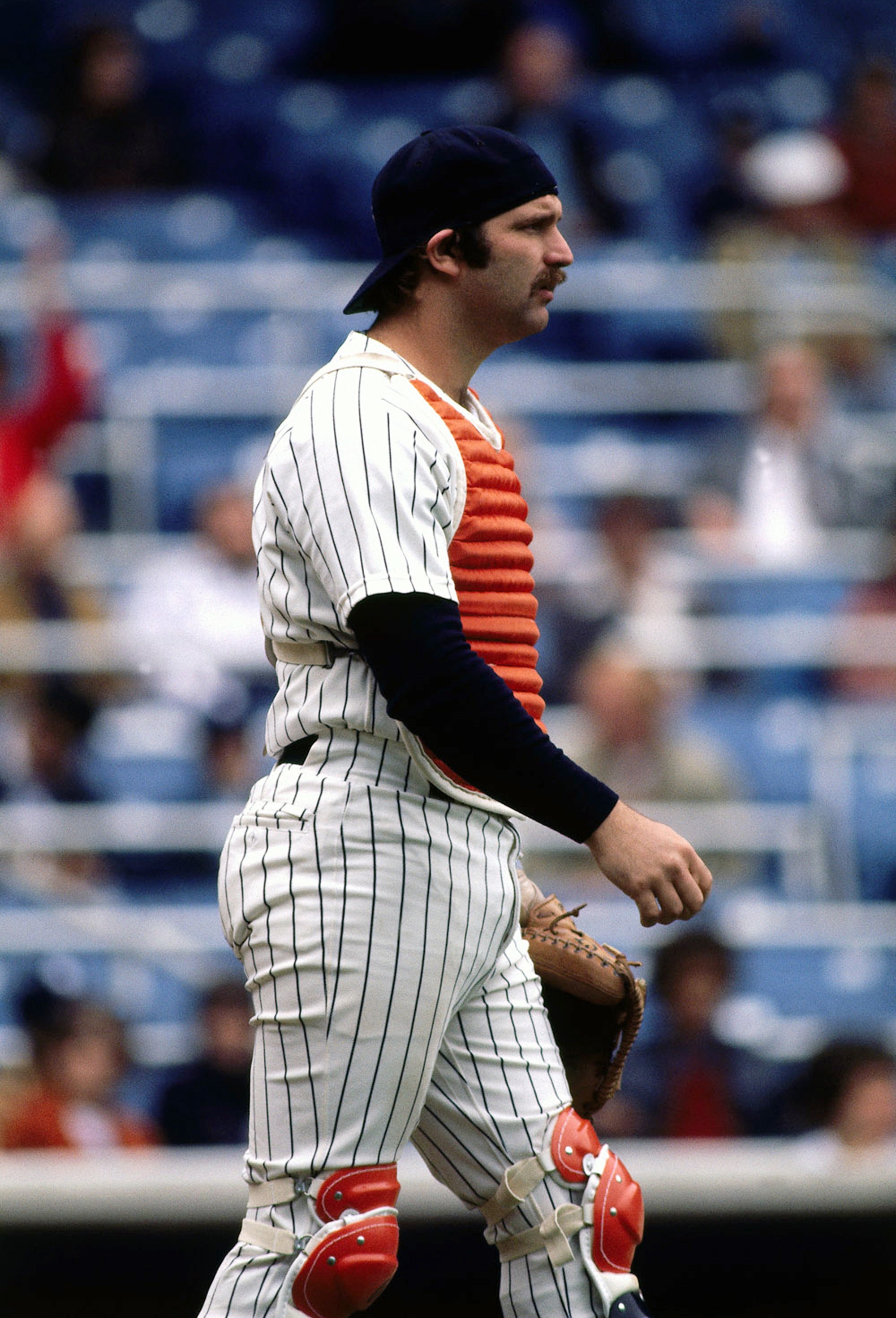THURMAN MUNSON New York Yankees 1976 Majestic Throwback Away