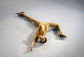 Sasha Cohen in Gold Costume