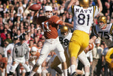 Texas vs Navy, Duke Carlisle Passing