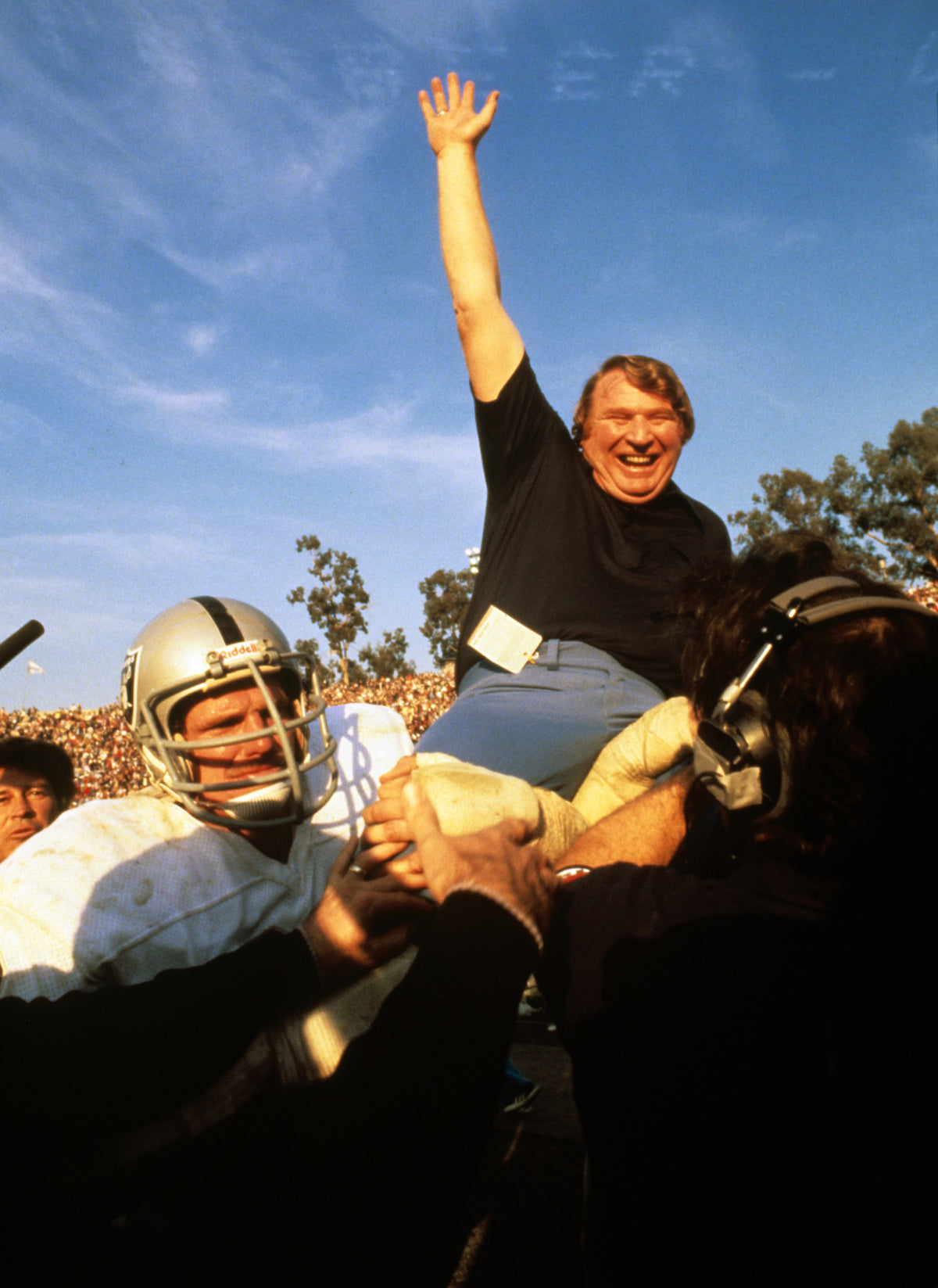 John Madden on Shoulders