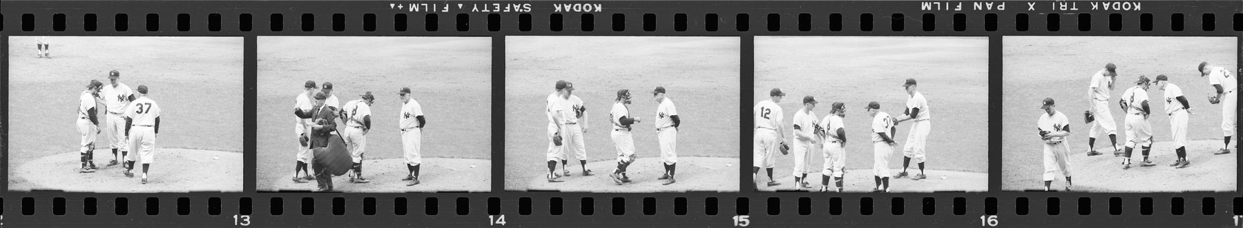Casey Stengel, Yogi Berra, Whitey Ford, Gil McDougal
