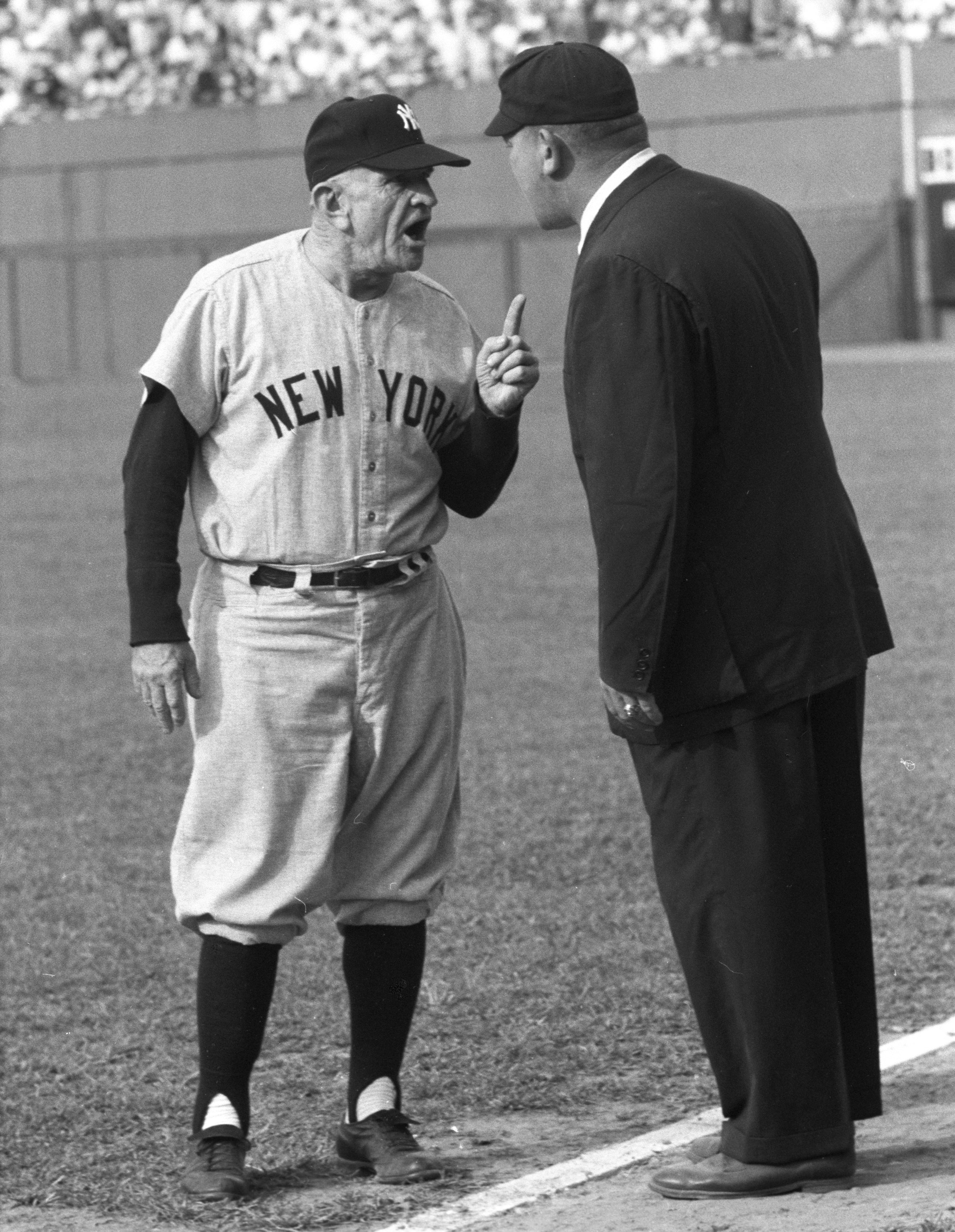 New York Mets Casey Stengel And New York Yankees Yogi Berra Sports