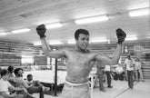 Muhammad Ali at Training Camp at Deer Lake