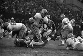 Paul Hornung #5 Running the Ball