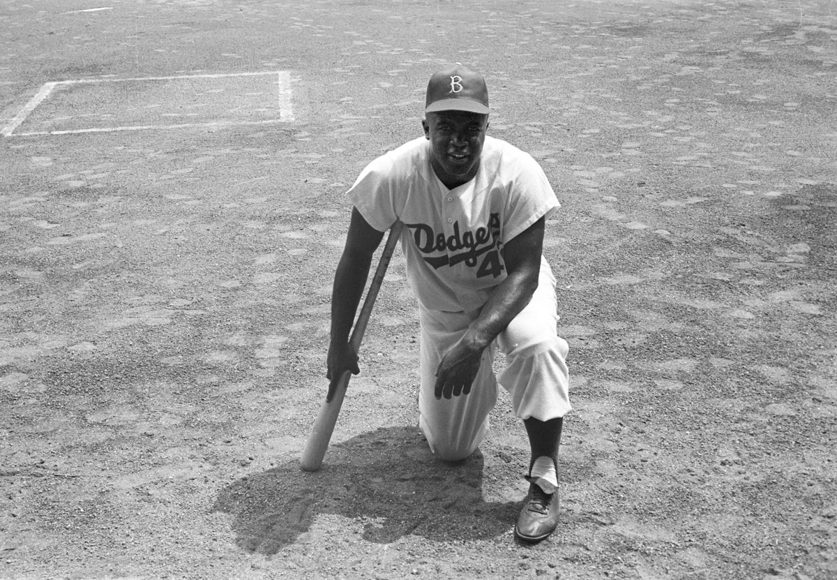 Jackie Robinson at Camera Day, 1956