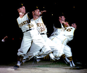 Roy Face, Multiple Exposure of Pittsburgh Pirates Pitcher
