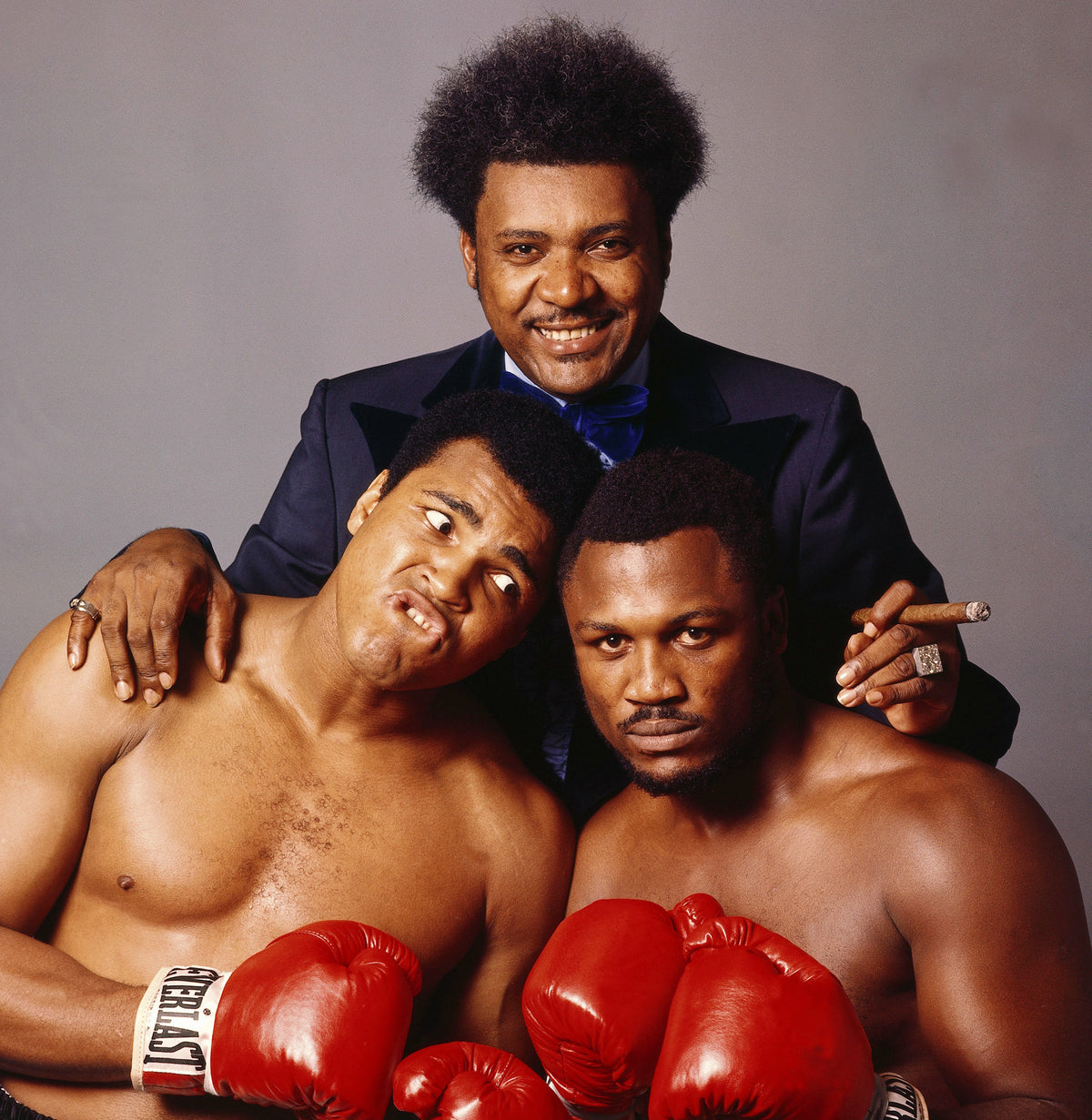 Muhammad Ali, Don King, and Joe Frazier