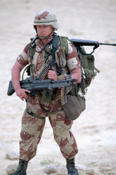 Combat Soldier in Battle Gear