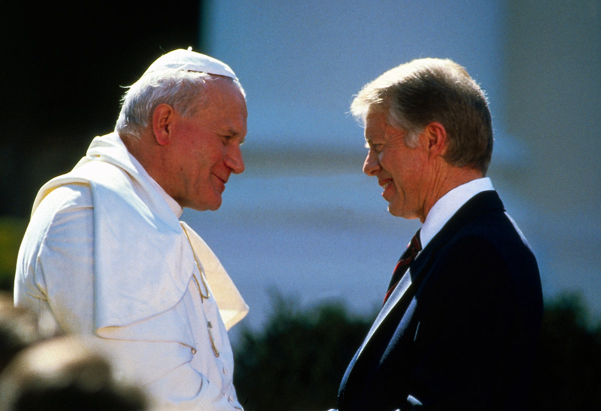 Jimmy Carter and Pope John Paul II