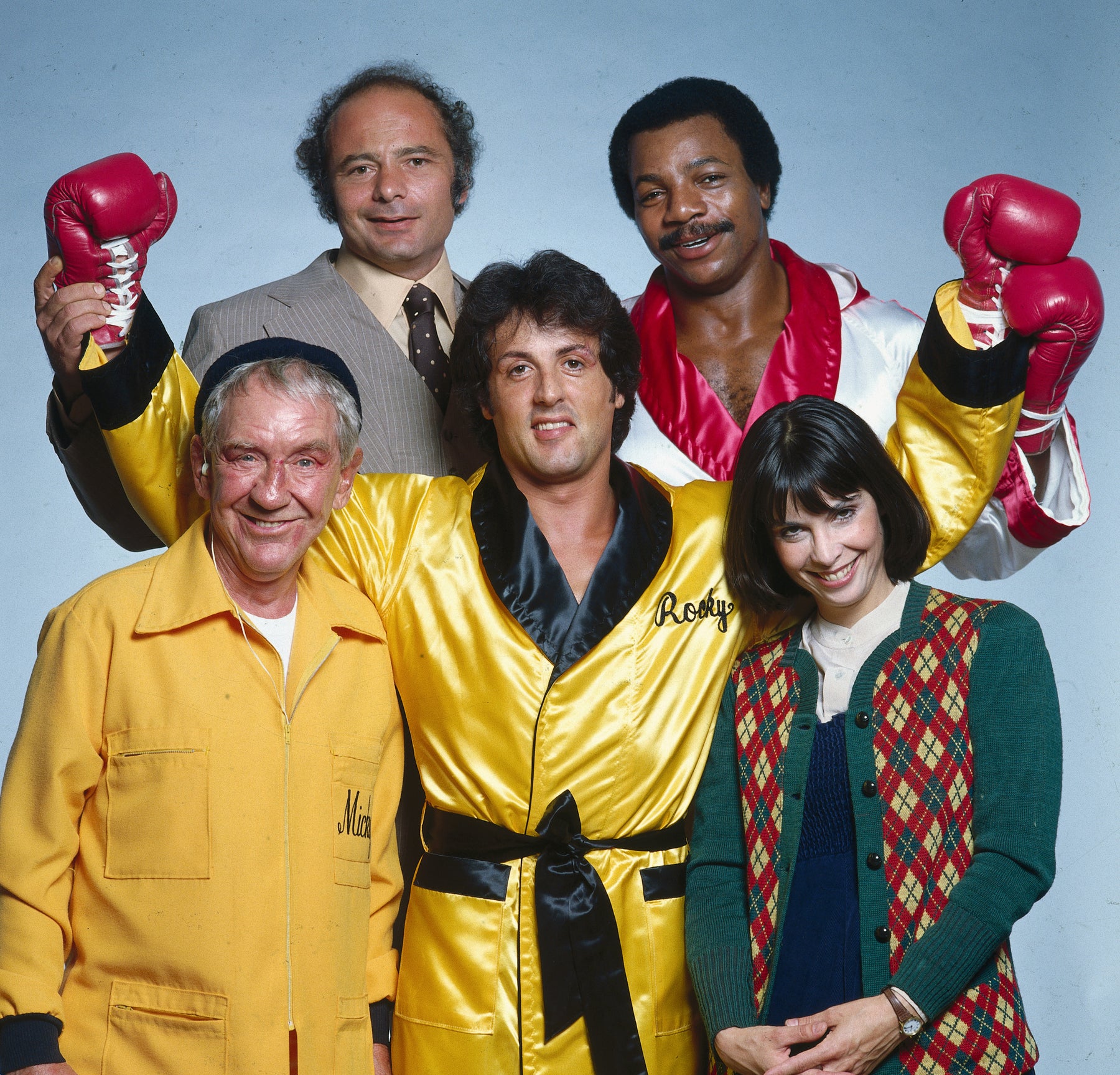 Sylvester Stallone and Cast of "Rocky II"