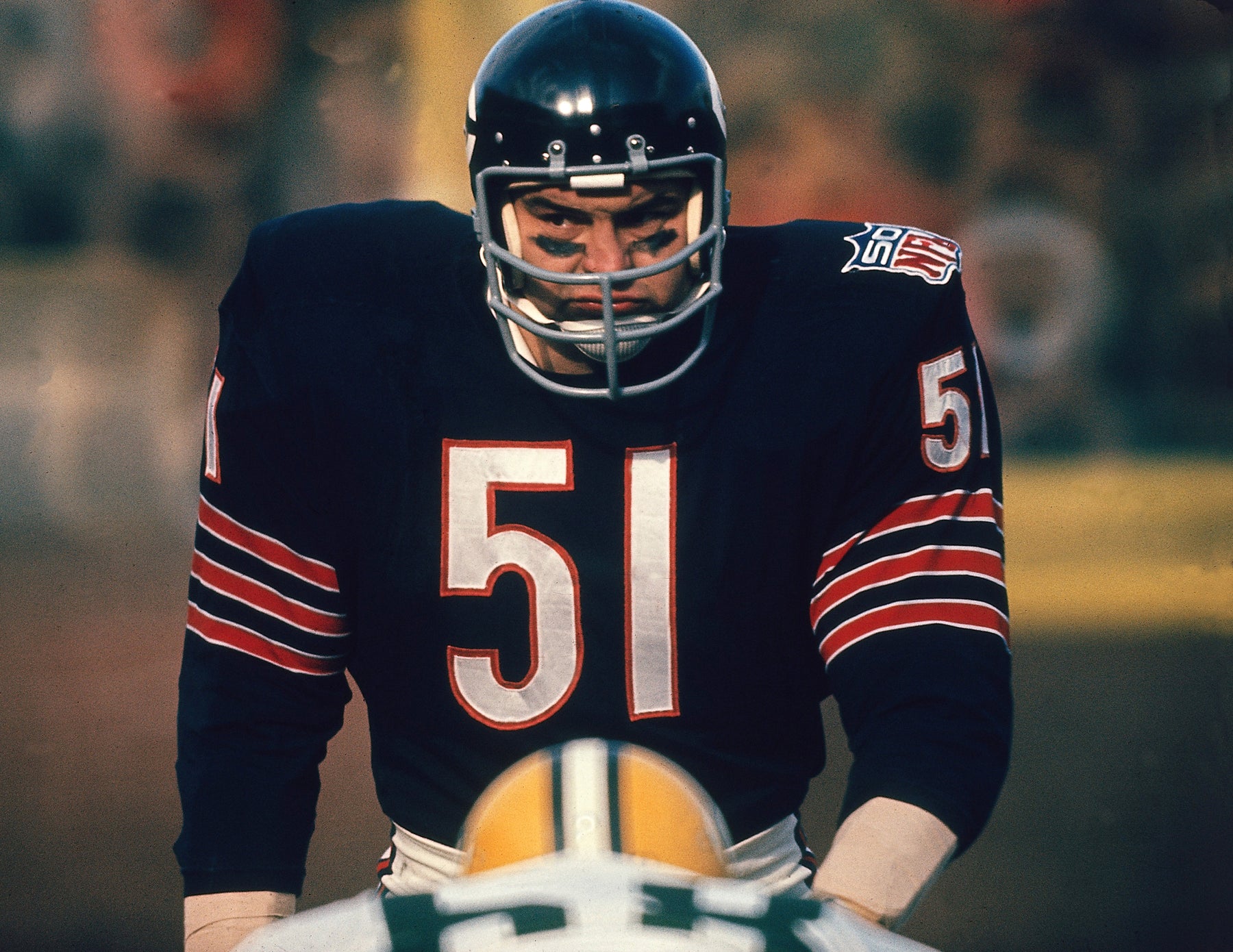 dick football helmet Dick Butkus