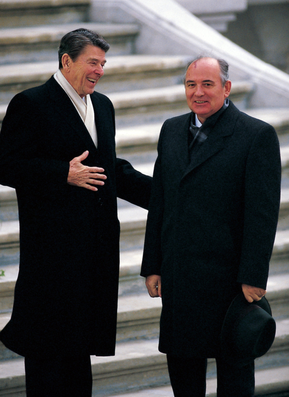 Ronald Reagan and Mikhail Gorbachev, 1985 Geneva Summit