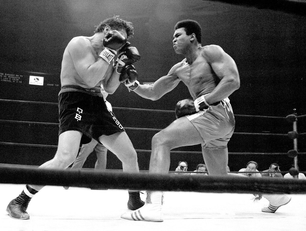 Muhammad Ali vs Oscar Bonavena, Ali Punching Oscar Bonavena