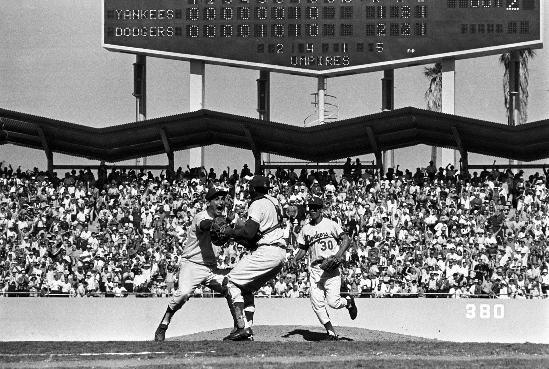 Sandy Koufax Celebrating, 1963 World Series