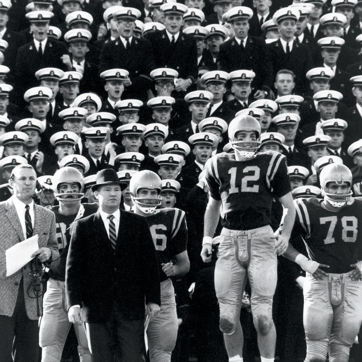 Navy vs Maryland, #12 Roger Staubach | Neil Leifer Photography