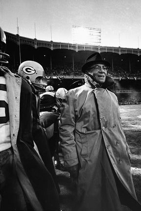 Vince Lombardi Standing on the Sideline