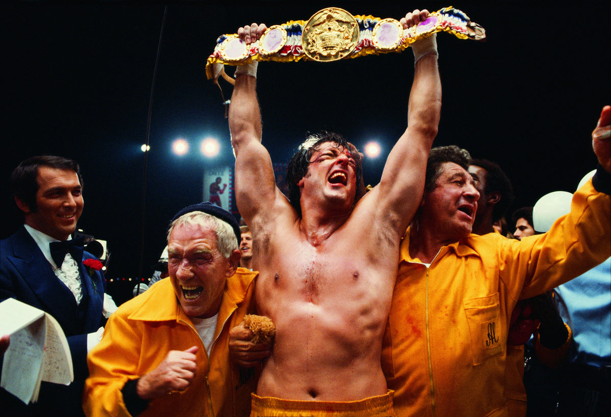 Sylvester Stallone with Belt (Rocky II)